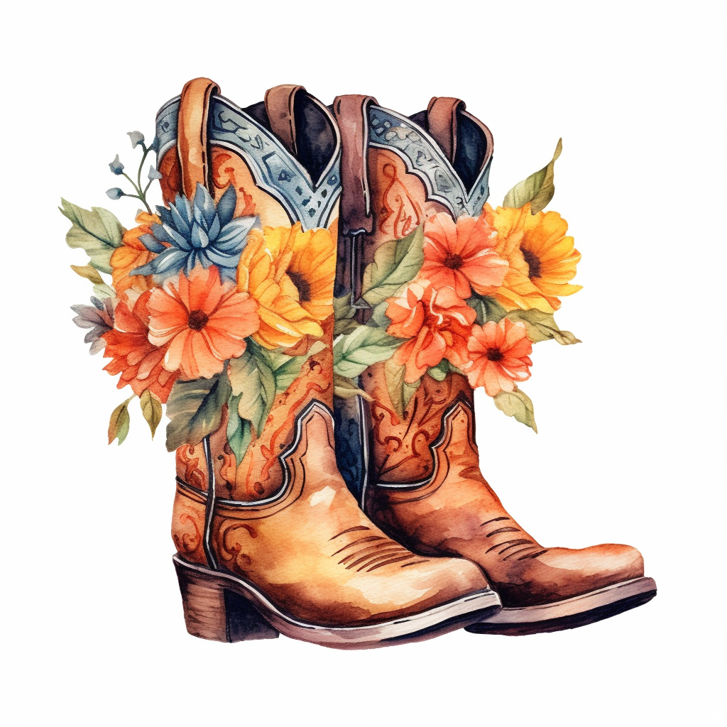 cliparts western boot