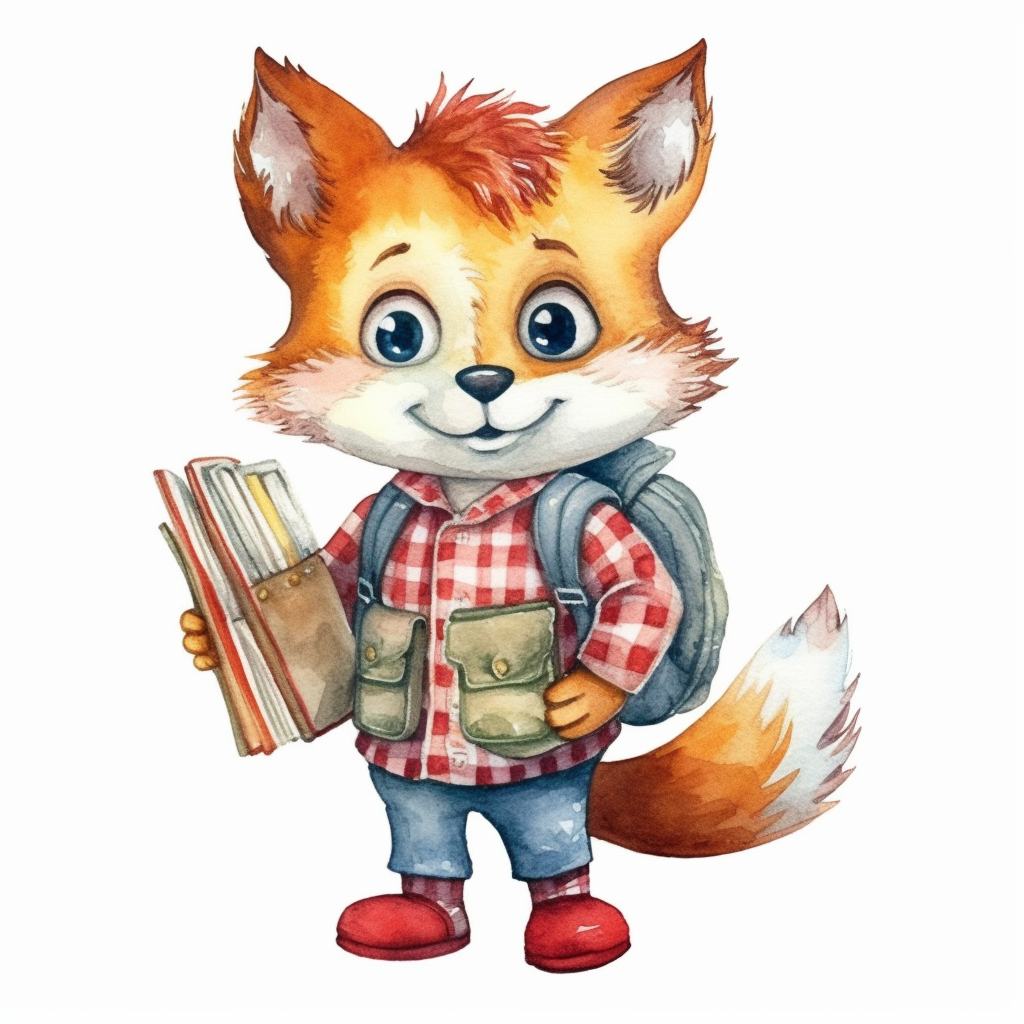 going to school clipart