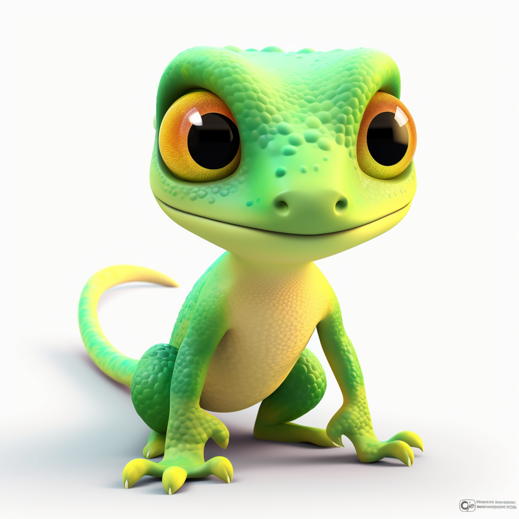 cute gecko cliparts