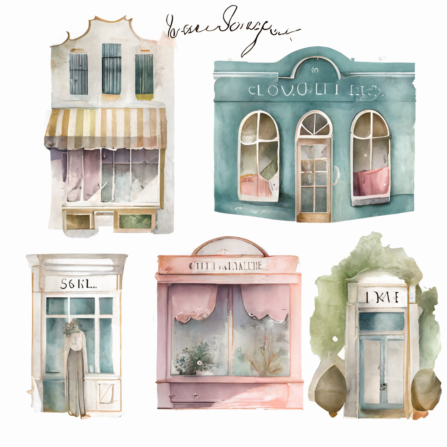 boutique cliparts