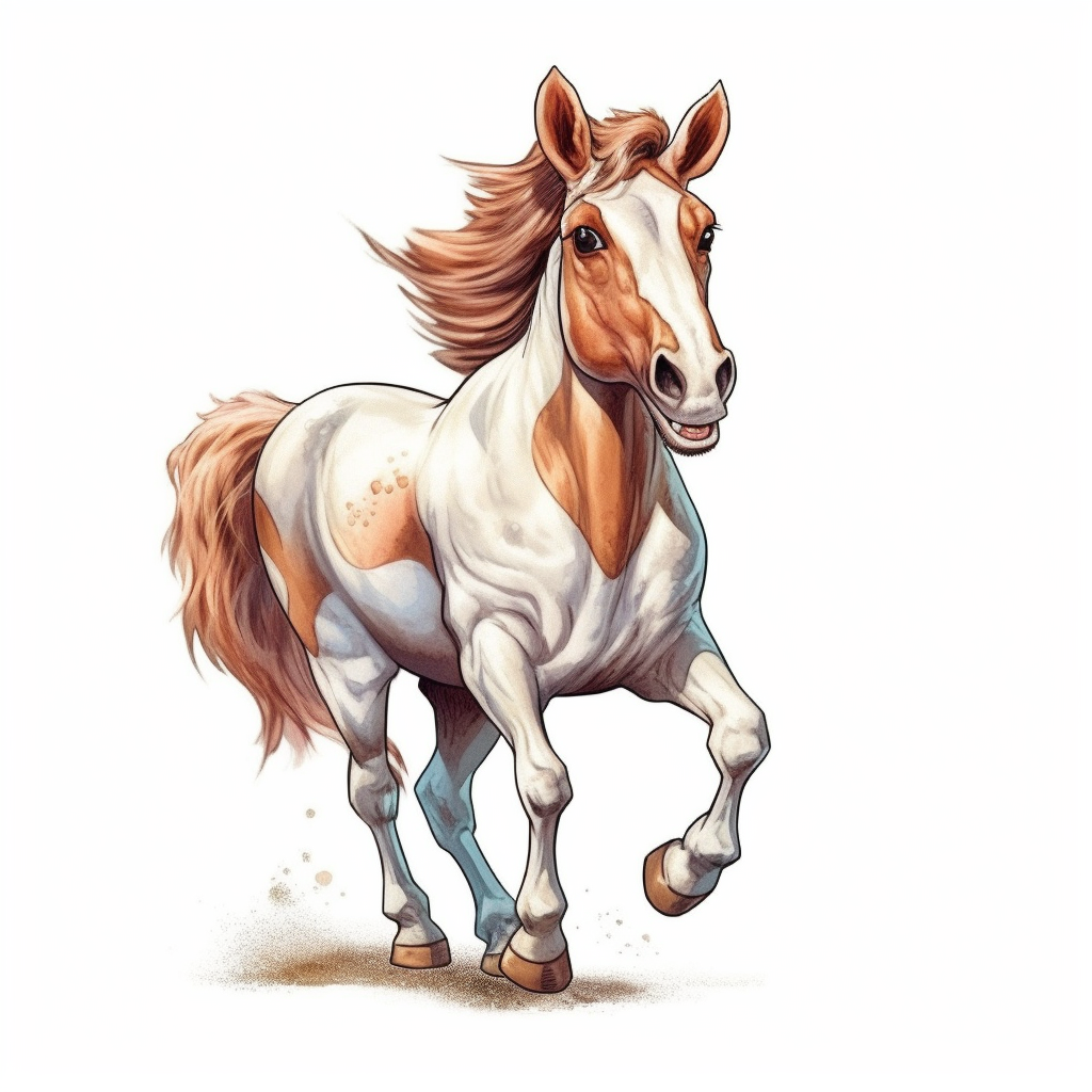 cartoon horse clipart