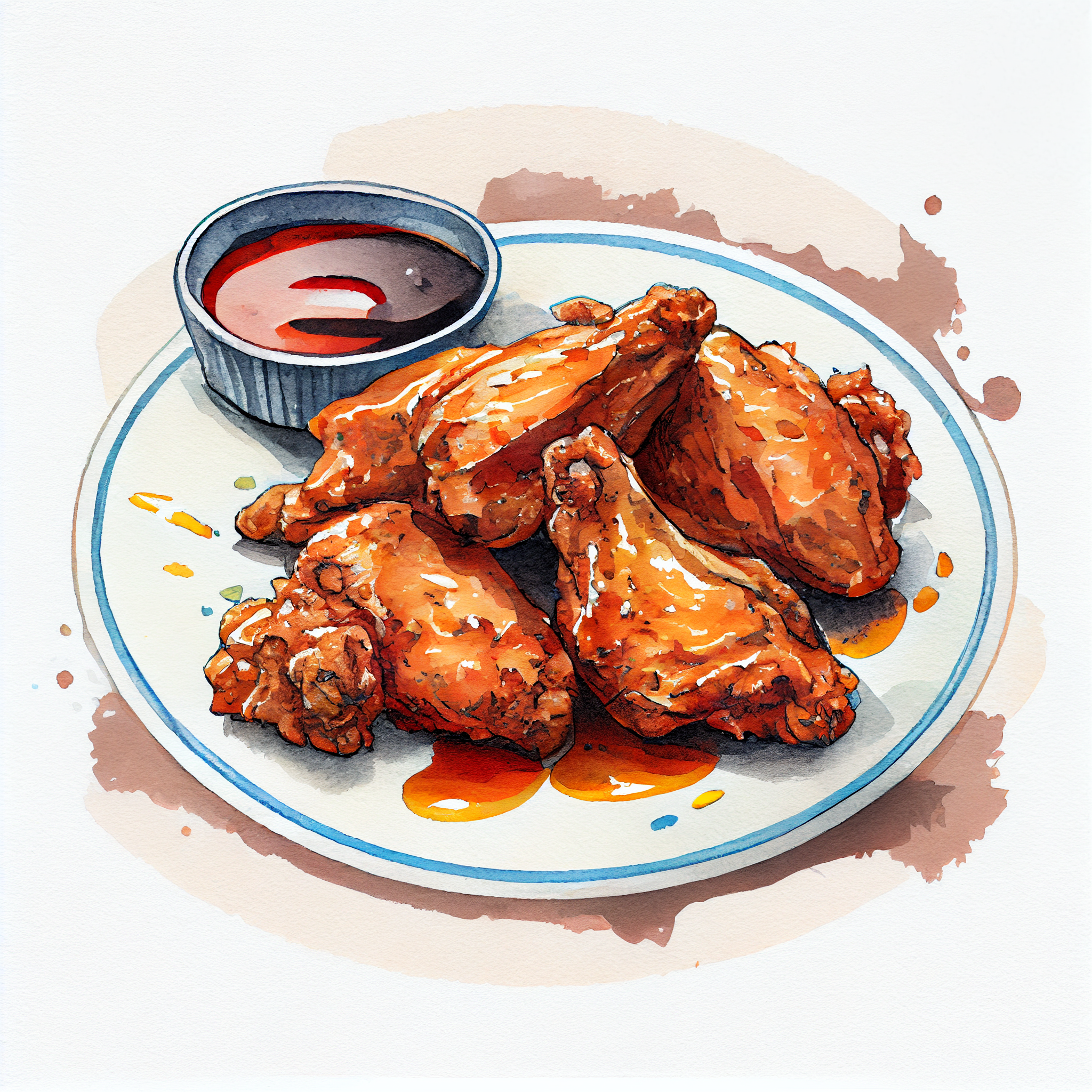 chicken plate cliparts