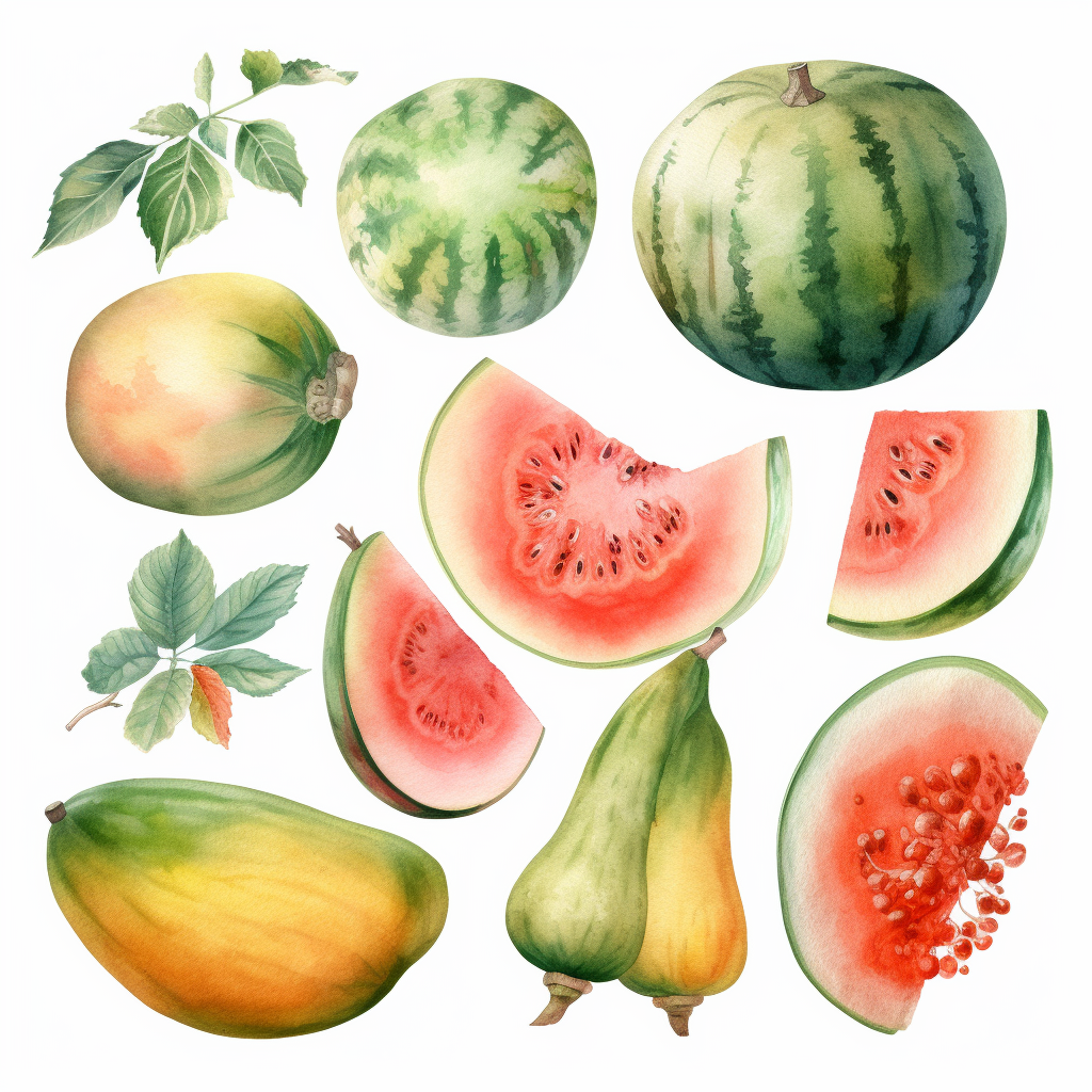 melons cliparts