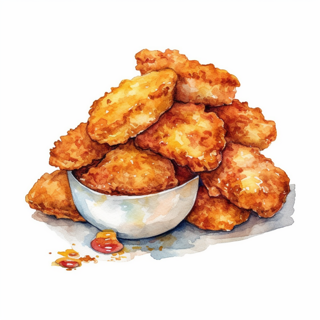 chicken nuggets cliparts