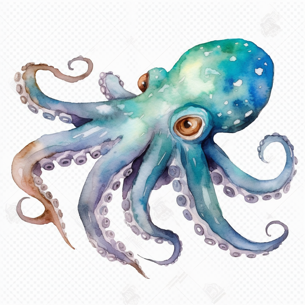 octopus outline cliparts