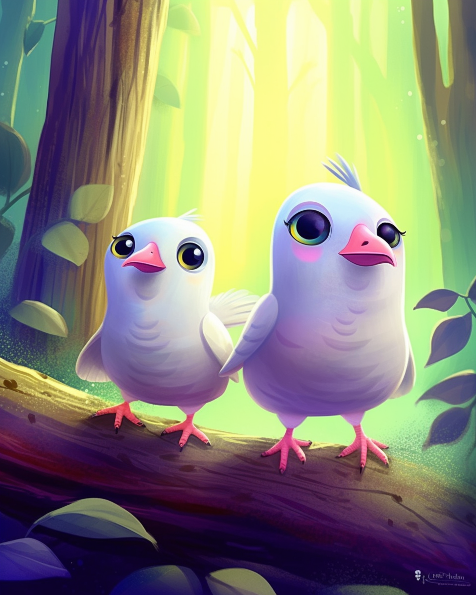 bird couple cliparts