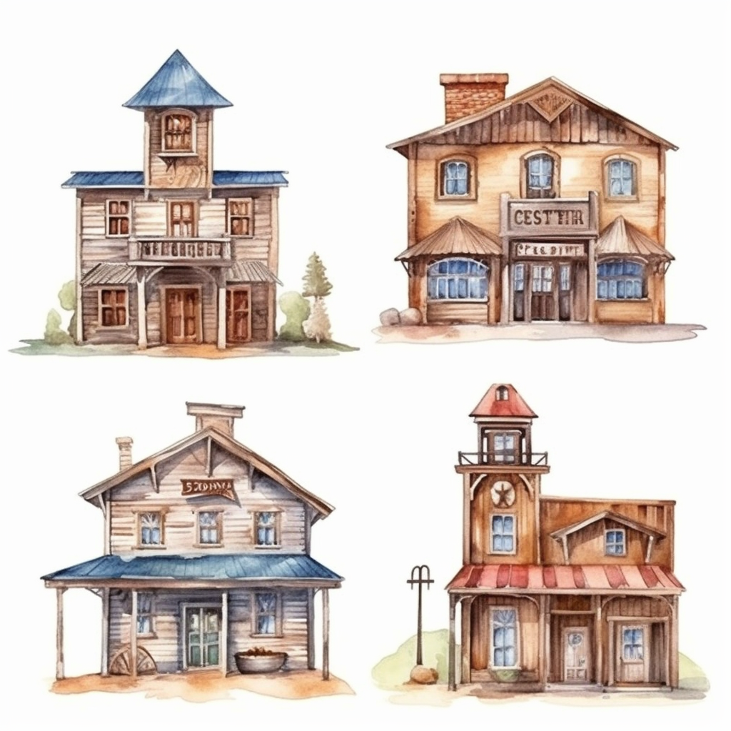 old building cliparts