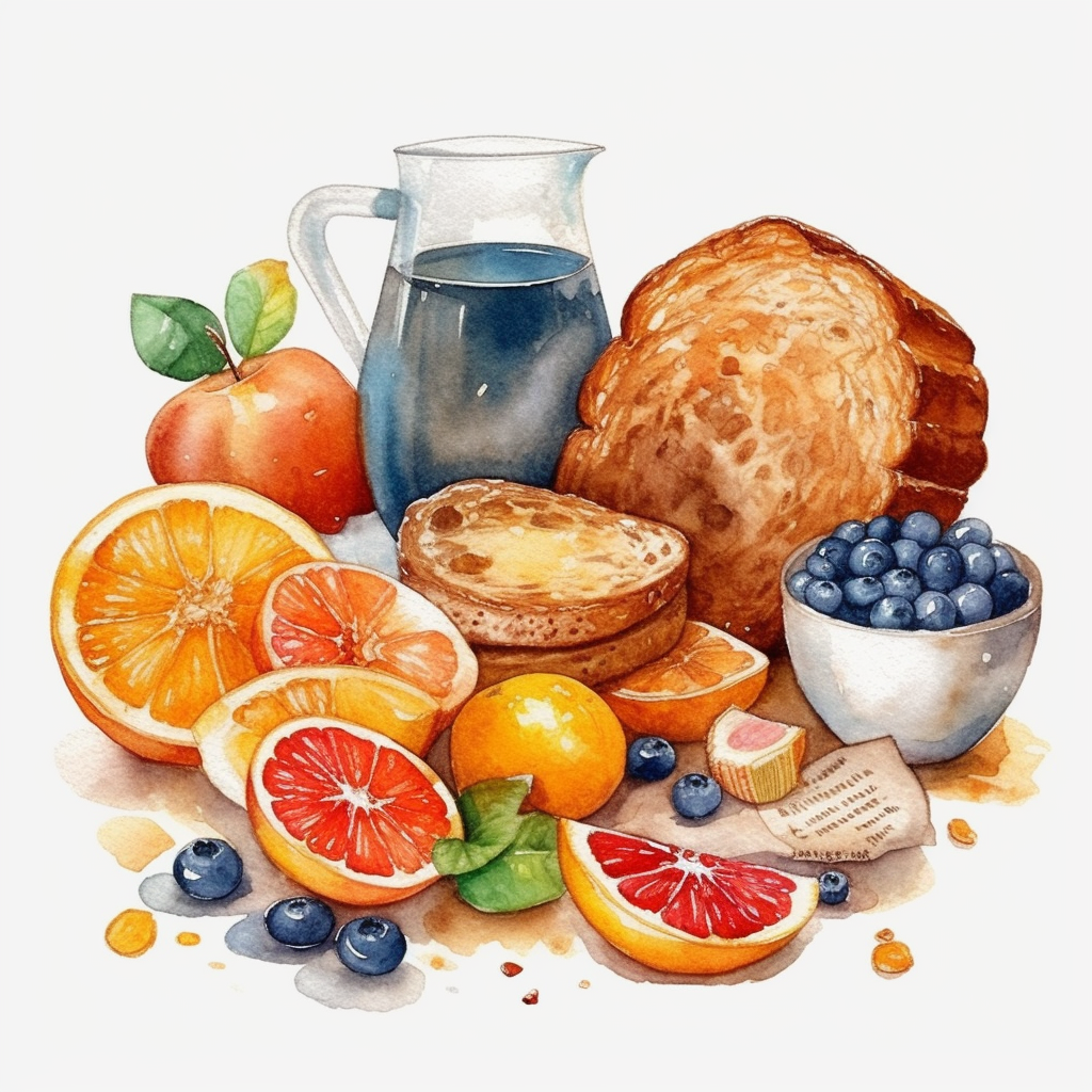 breakfast food clipart