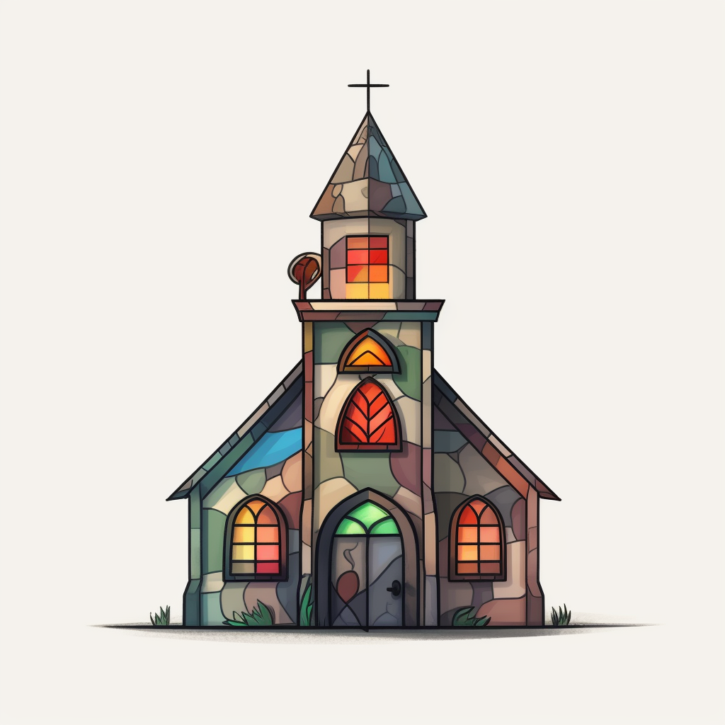 cartoon church cliparts