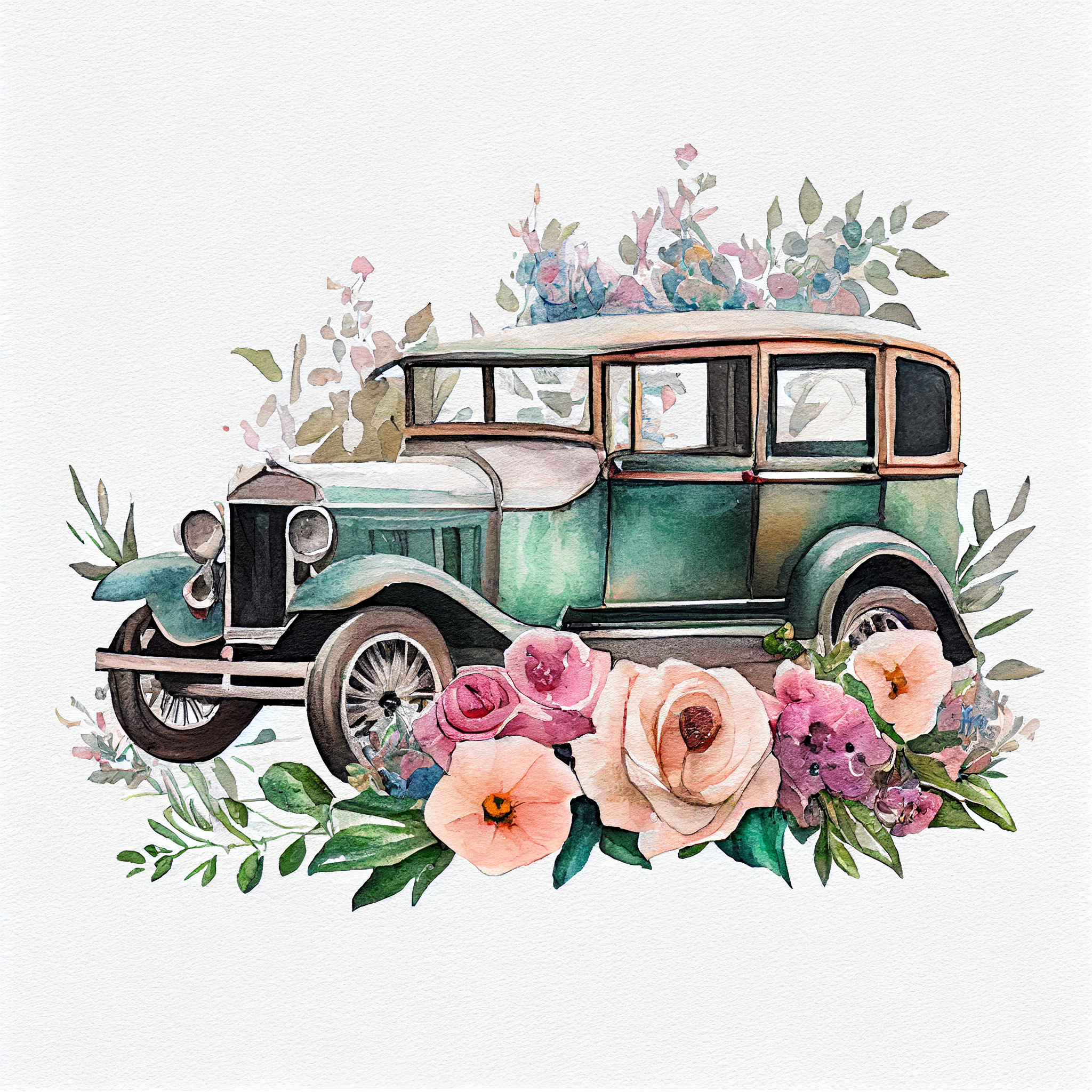 antique car clipart