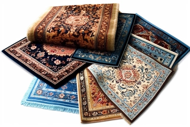 carpets , highly detailed, isolated on white, clipart,
