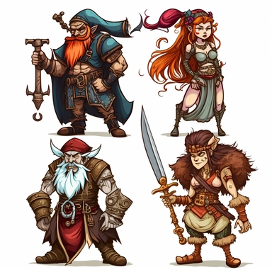 fantasy character clipart