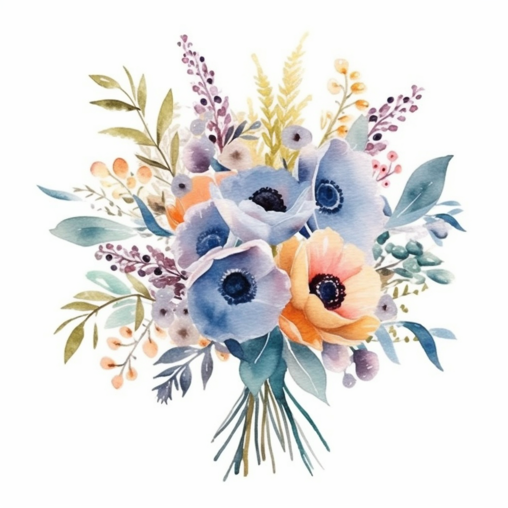 bridal bouquet cliparts