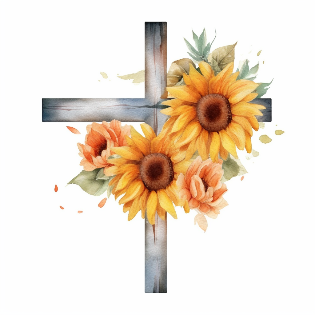 heart cross cliparts