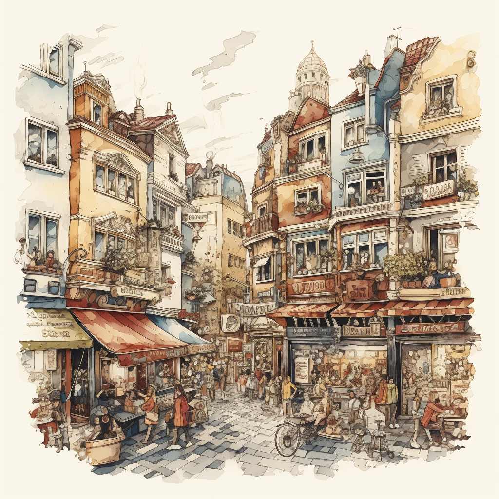 neighborhood cliparts