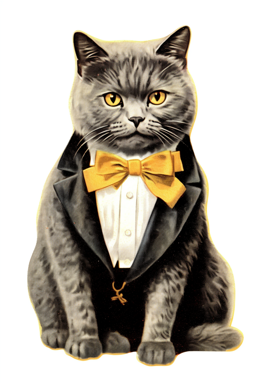 gray cat cliparts