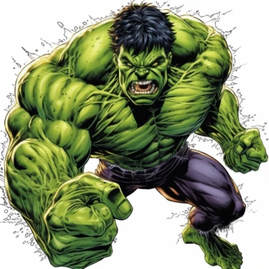 hulk clipart by Jim Fitzpatrick