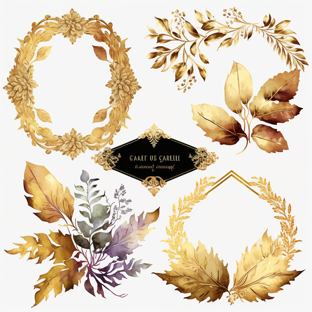 baroque frame cliparts