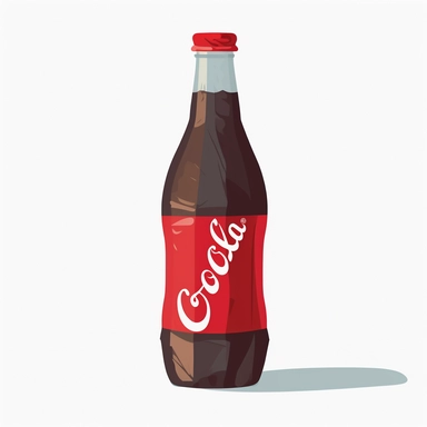 clipart, coke, flat