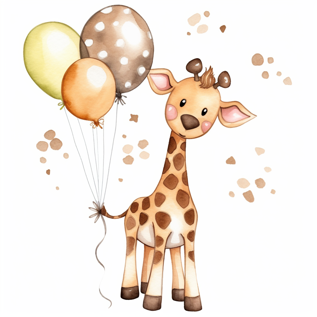 cute giraffe clipart
