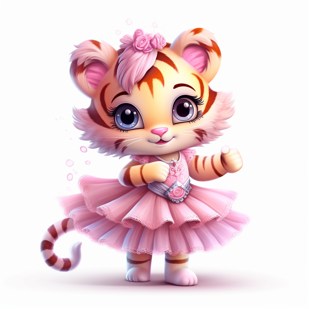 cute tiger clipart