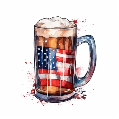 file:///C:/Users/Administrator/Desktop/9c125613eb.jfif Cute Beautiful Patriot three beer cup for 4th of july watercolor sublimation Clipart,Cartoon, hyper realistic, intricate detail, illustration style,high solution,on the white background