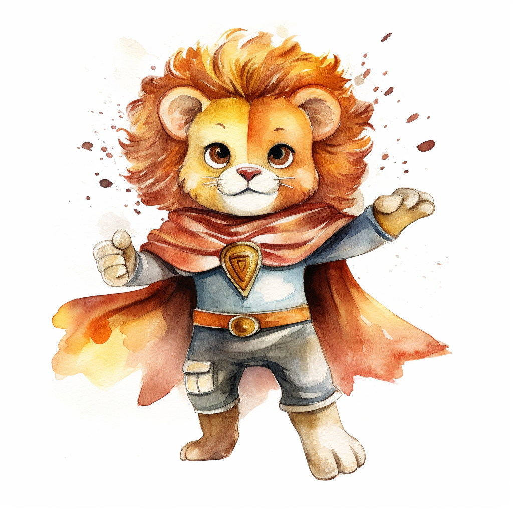 cute superhero cliparts