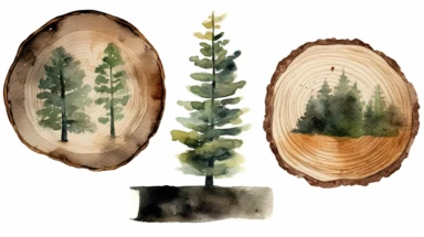 Wood Slice and sign watercolor clipart PNG. Woodland weddingWood Slice, wooden sign with old texture. Watercolor painted illustration. Tree board clipart PNG. Woodland decoration
