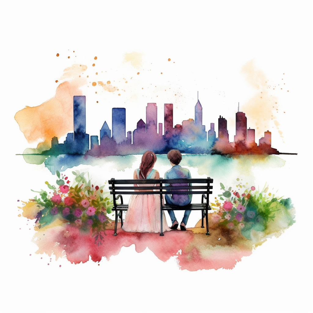 city skyline clipart