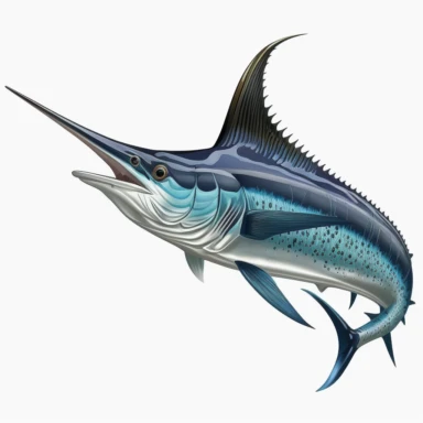 marlin clipart vector
