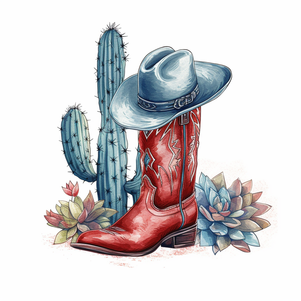 cliparts western boot