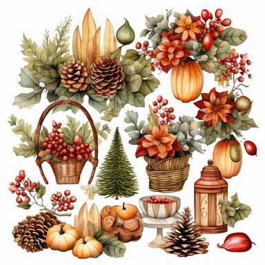 Seasonal and Holiday Designs: Clipart related to specific seasons (spring, summer, autumn, winter) and holidays (Christmas, Halloween, Easter, etc.) are always in demand for various crafts and decorations