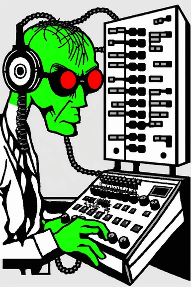 1995 clipart synthesizer mad genius