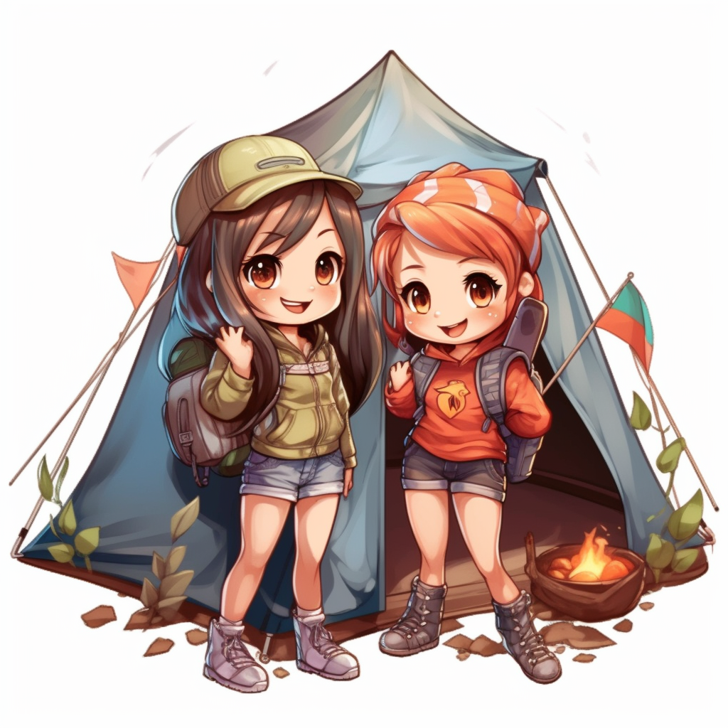 cute camp cliparts