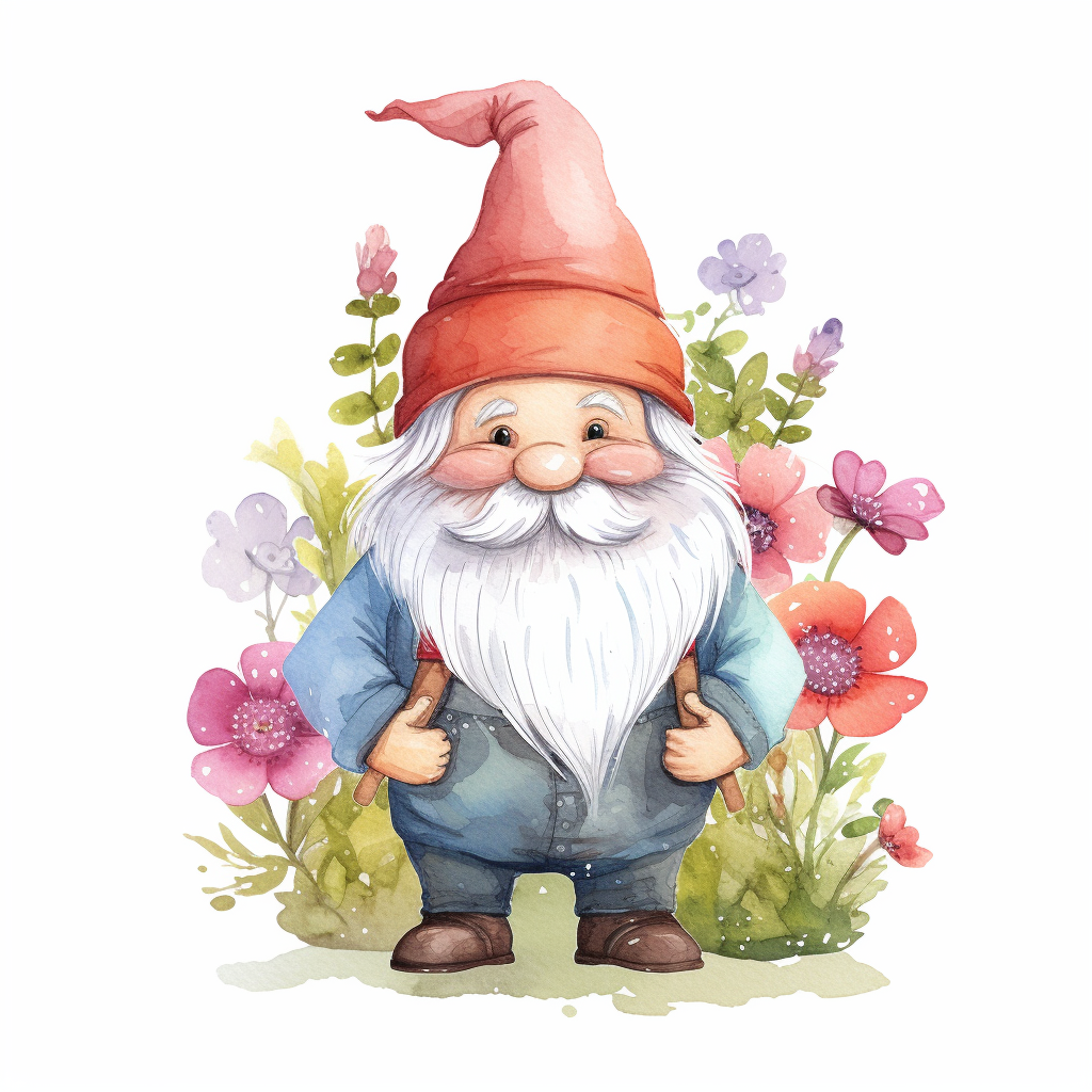 garden gnome cliparts