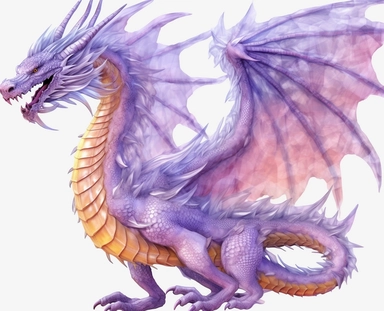 the dragon transparent background, purple dragons transparent background png clipart, in the style of jerry pinkney, oriental ism, michael whelan, light purple and orange, rtx on, xu bing, pseudo-realistic