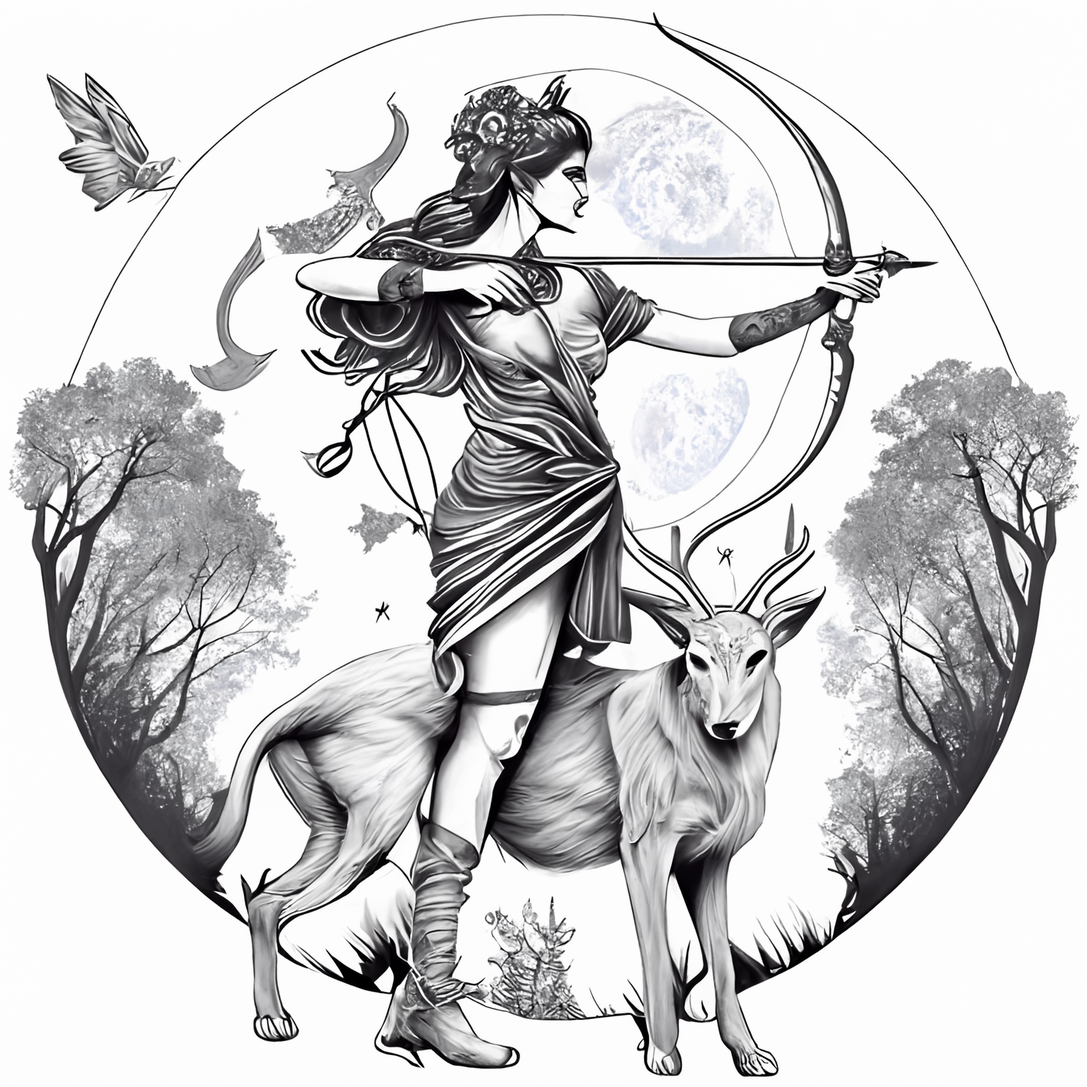 bow and arrow clip art