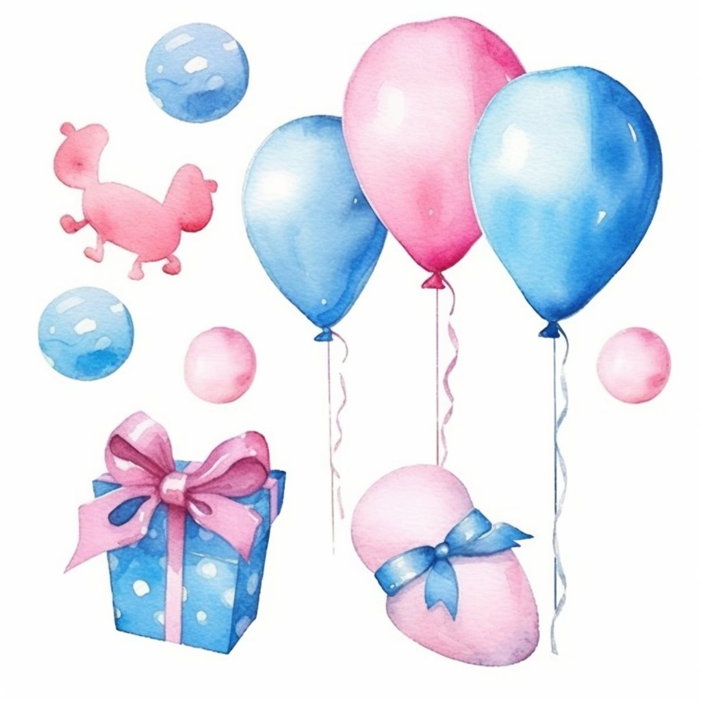 girl baby shower clipart